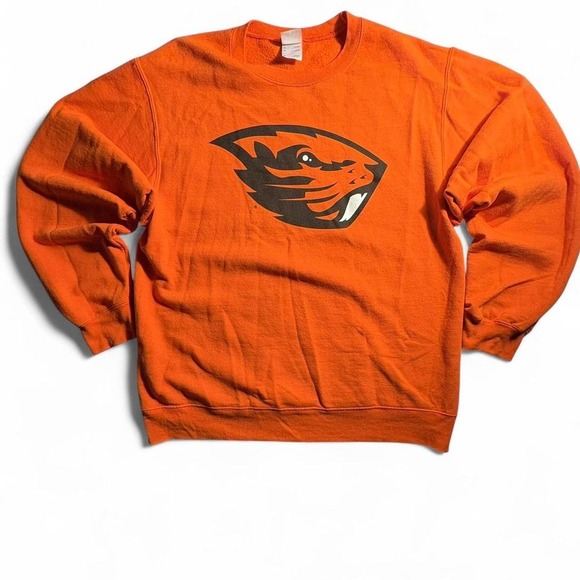 Other - Vintage orange Oregon State Beavers crewneck sweatshirt MEN SIZE‎ L